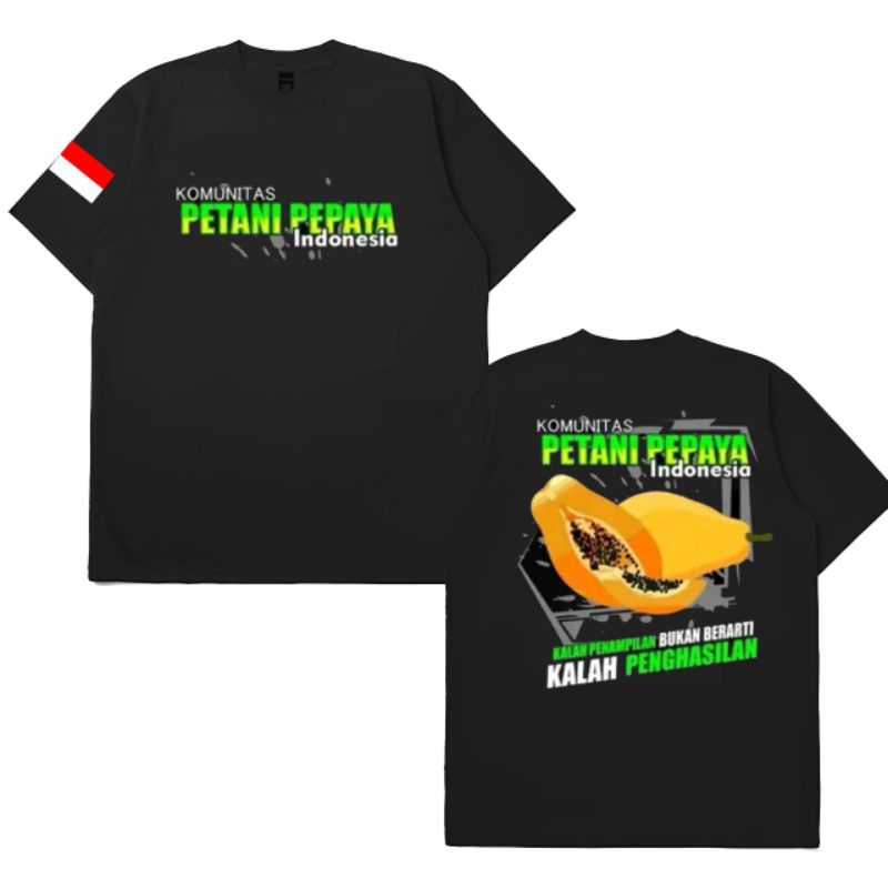 NEW PAPAYA FARMERS COMMUNITY เสื้อยืดสีดํา