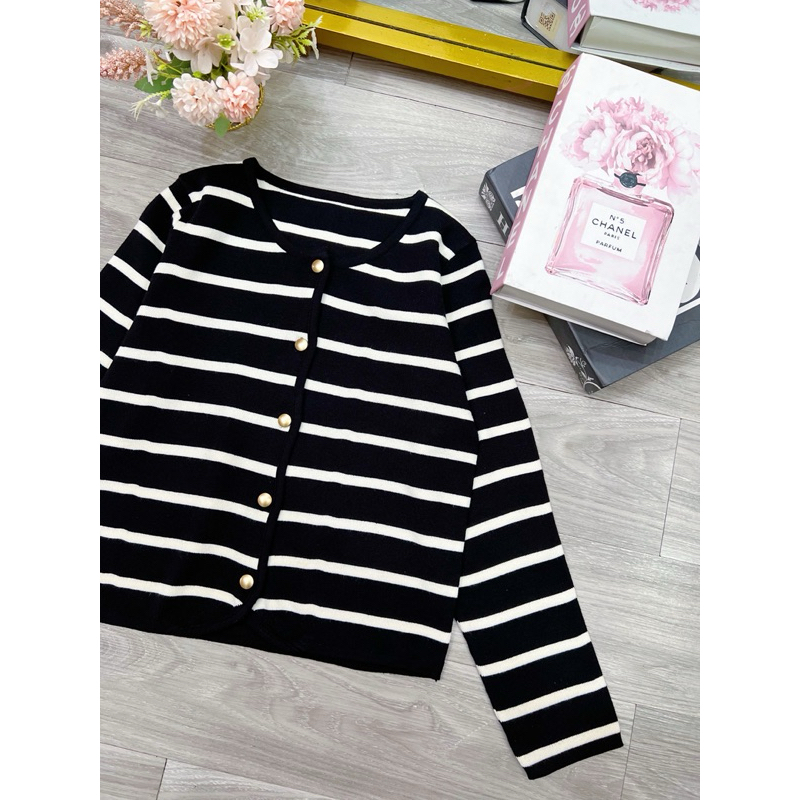 BANGKOK PREMIUM STRIPE CARDIGAN