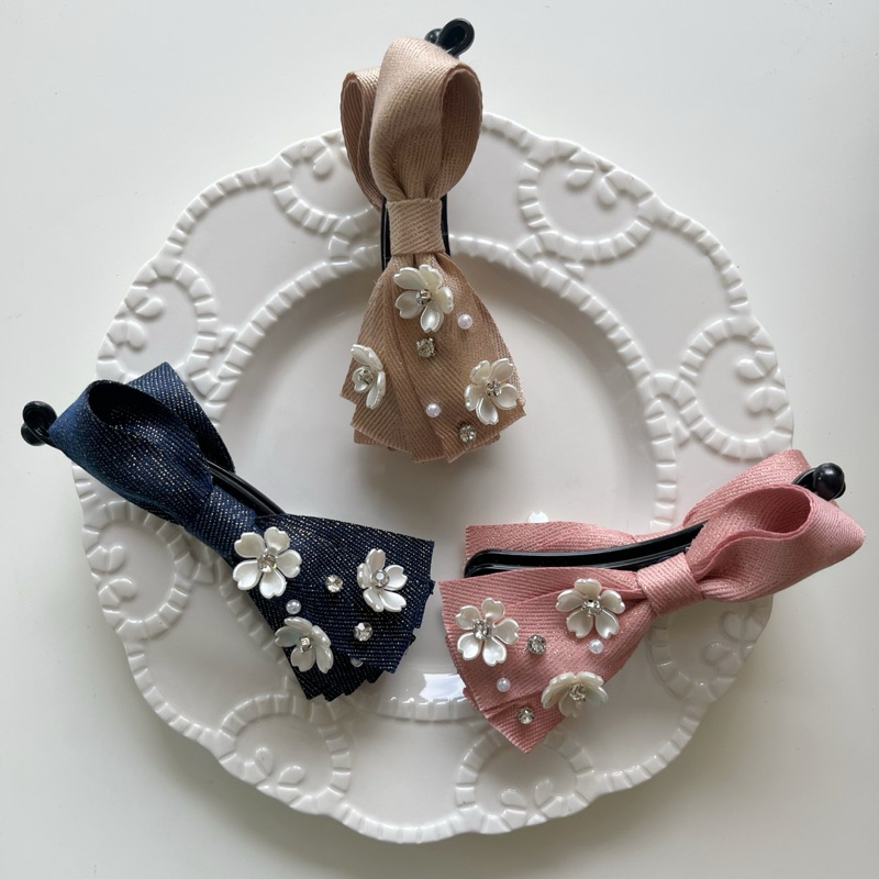 Banana Clip - Banana Clip Caldera Flower by Elribbon - คลิปหนีบดอกไม้อัตโนมัติ