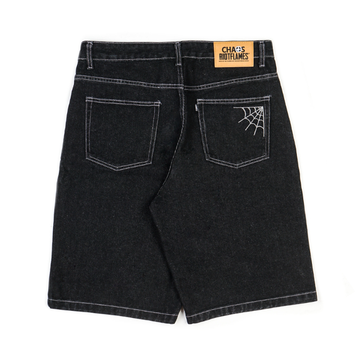 RIOTFLAMES Jorts Pants - RSD-01 - สีดํา