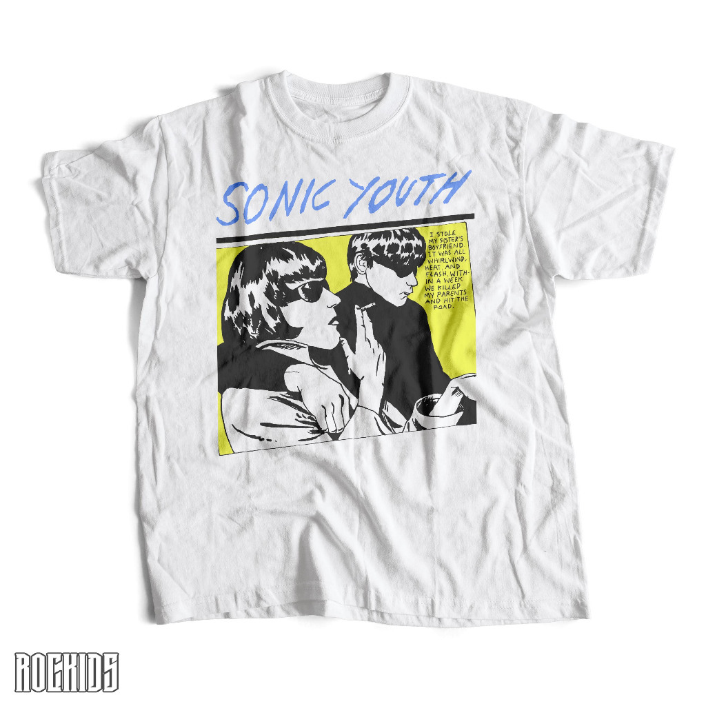 ROCKIDS - SONIC YOUTH - TSHIRT - TEES - BAND T-SHIRT - SONIC YOUTH BAND T-SHIRT - SONIC YOUTH TSHIRT