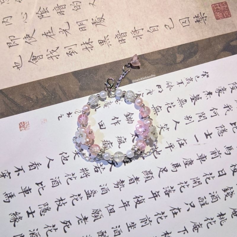 ดอกไม้สร้อยข้อมือ/แก้ว BRACELET/DRIAN BRACELET/CDRAMA BRACELET/ จีน BRACELET