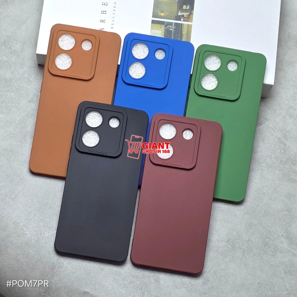 Poco M7 Pro 5G Case Pro CAMERA MACARON Case Poco M7 Pro 5G