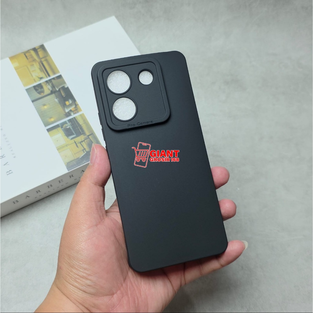 Softcase Poco M7 Pro 5G Case Macaron Pro Camera Case Pro Black Poco M7 Pro 5G