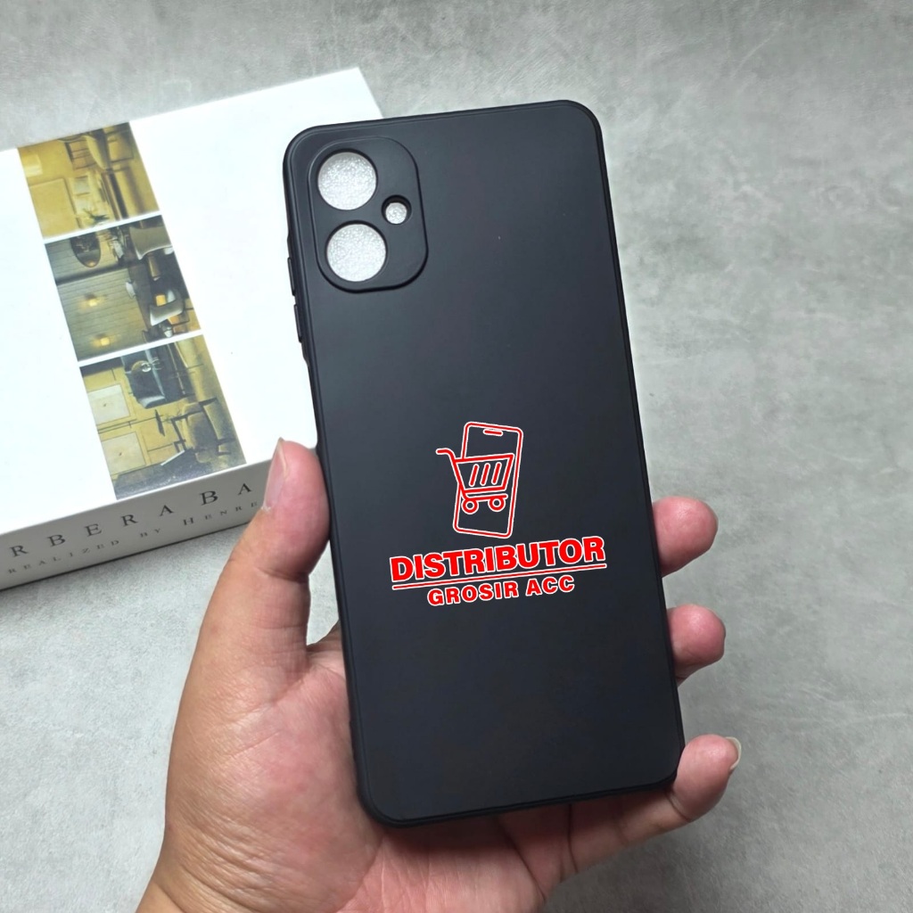 SAMSUNG A06 5G CASE MACAROON BLACK PREMIUM SOFT CASE สีดํา SAMSUNG A06 5G MSB