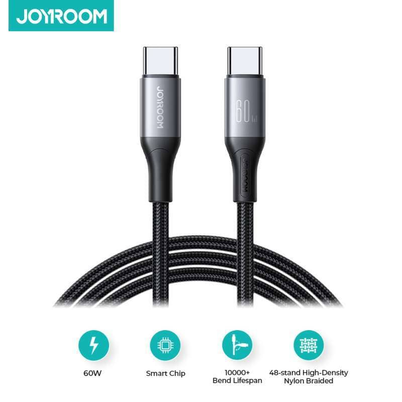 JOYROOM TYPE C TO C DATA CABLE 60W S-A28