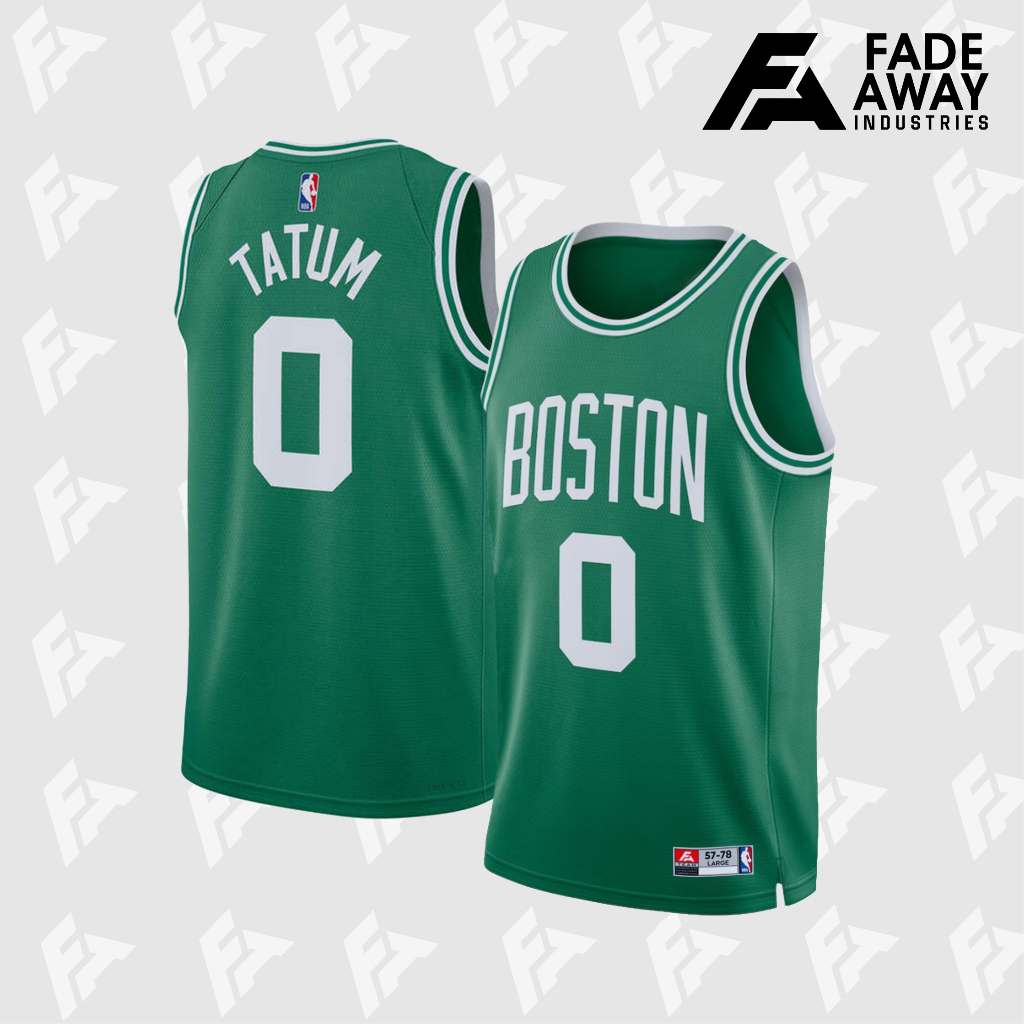 HIJAU TATUM 0 BOSTON GREEN BASKETBALL JERSEY