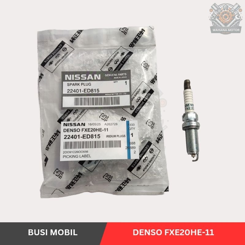 Denso FXE20HE-11 Xtrail T31 Grand Livina March Juke Evalia Iridium หัวเทียนรถยนต์ - 1 ชิ้น
