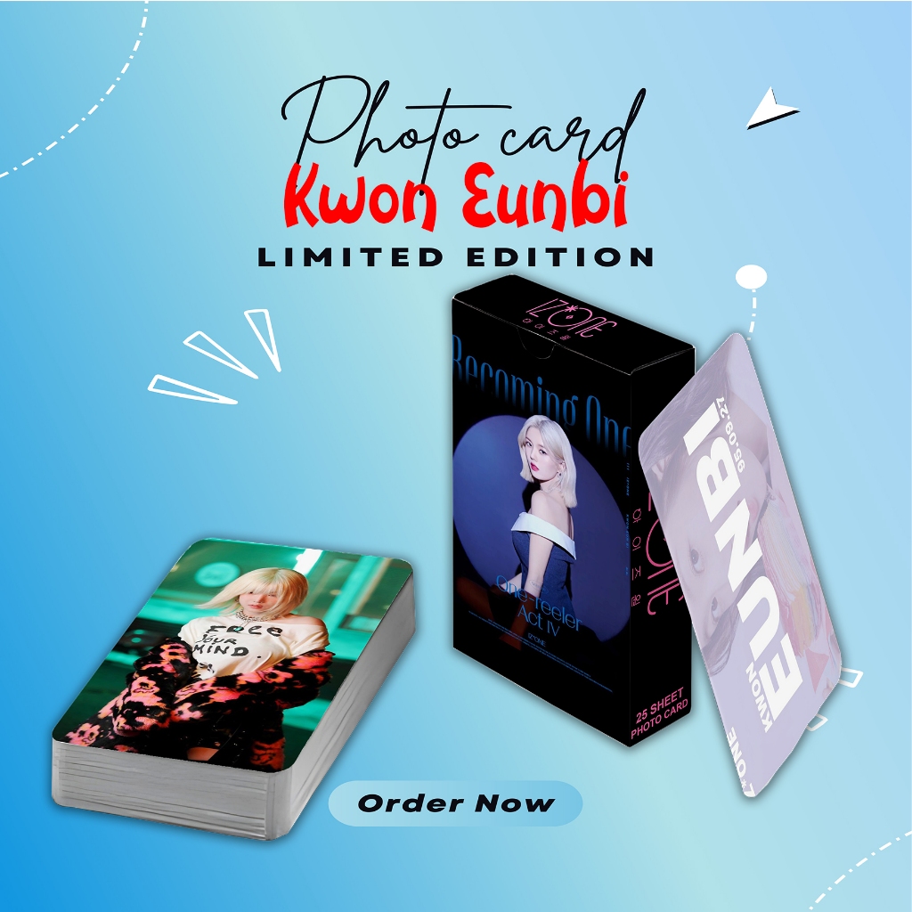 ชุดโฟโต้การ์ด KWON EUNBI IZONE PREMIUM 25 แผ่น ฟรีกล่อง