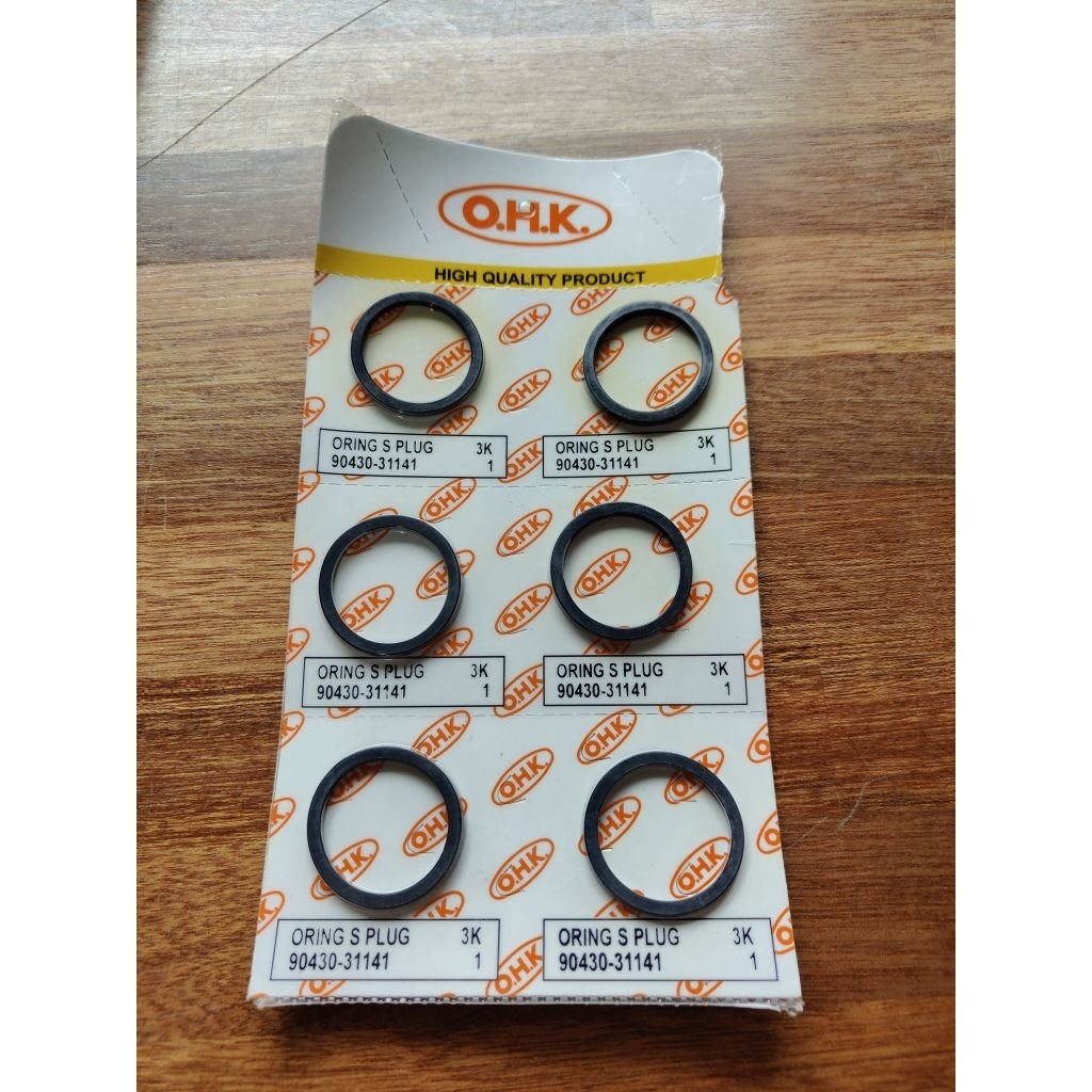 หัวเทียนซีล kijang super kijang grand 5k kijang kapsul 7k ราคา 1 ชิ้นซีลหัวเทียนซีล kijang grand 5k 