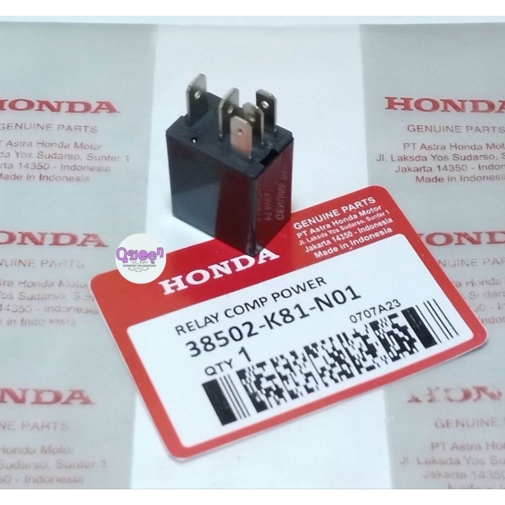 Relay riley starter 5 ฟุต Honda Beat Scoopy รีเลย์ comp power Honda Beat sporty ESP K81 Scoopy ESP k