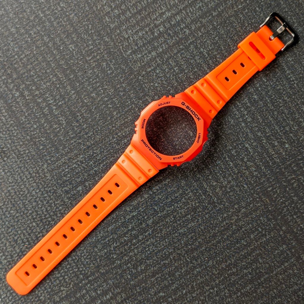 BNB STRAP BEZEL G SHOCK GSHOCK GA 2100 GA 2110 GA2100 ORANGE SOLID