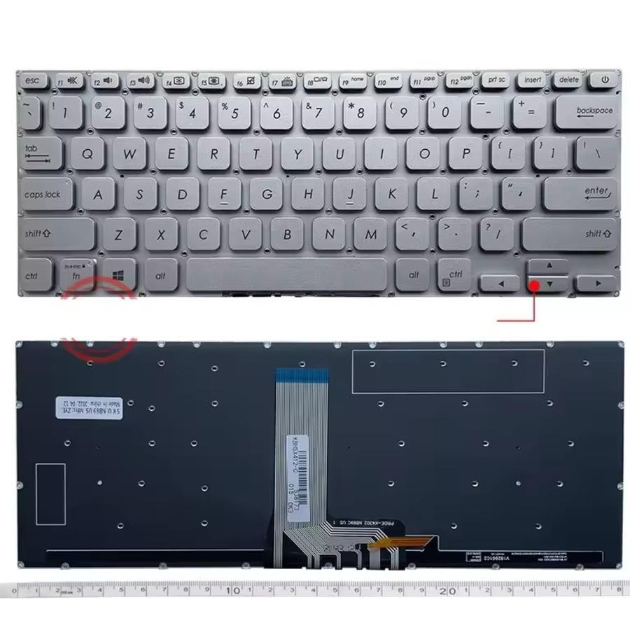 Asus VivoBook X412 A412F A412D A412U A412DA X412F X412D X412A คีย์บอร์ดแบ็คไลท์