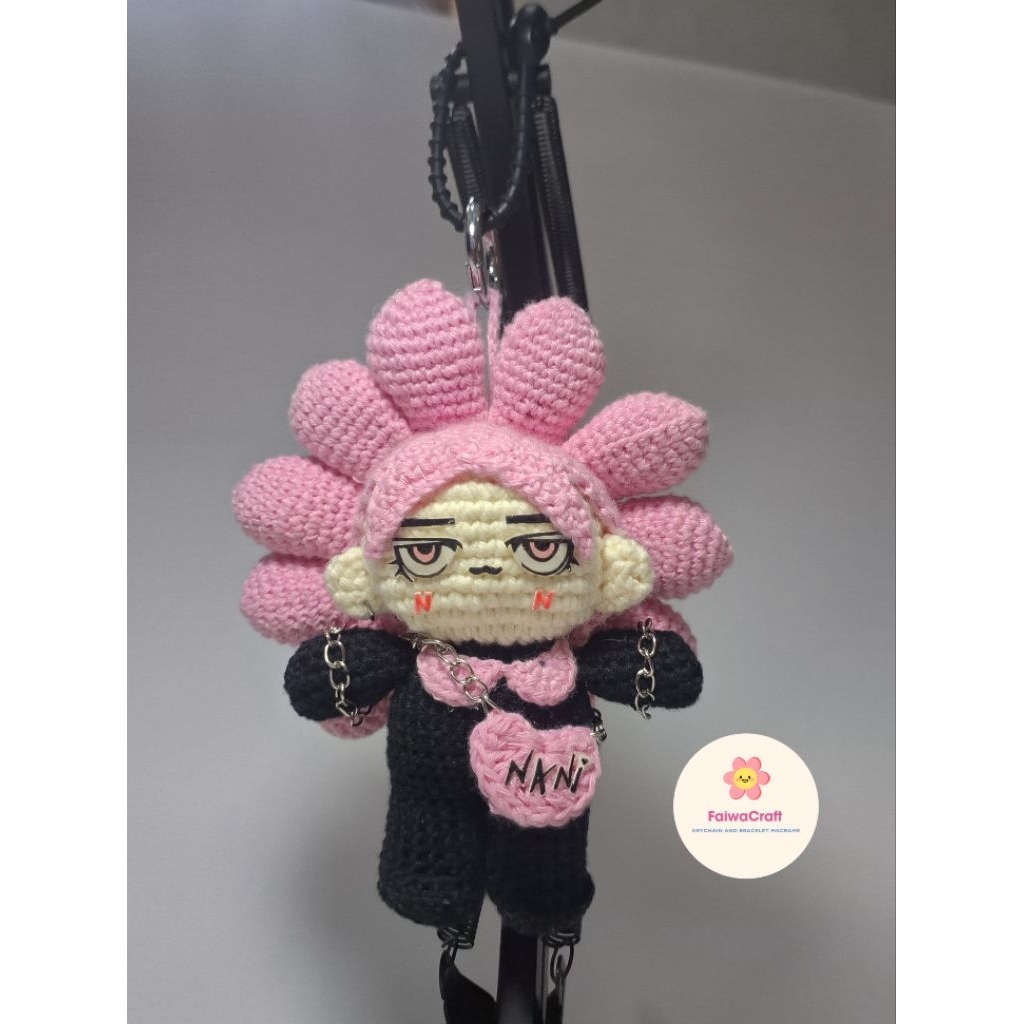(FAIWACRAFT) OLD VERSION NEONA พวงกุญแจตุ๊กตาถัก