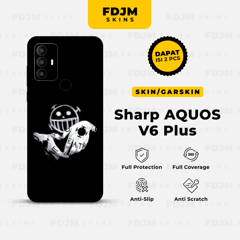 Sharp AQUOS V6 Plus Skin Protector/Garskin not Case *เนื้อหา 2* (CUSETOMD) [FDM Skins]
