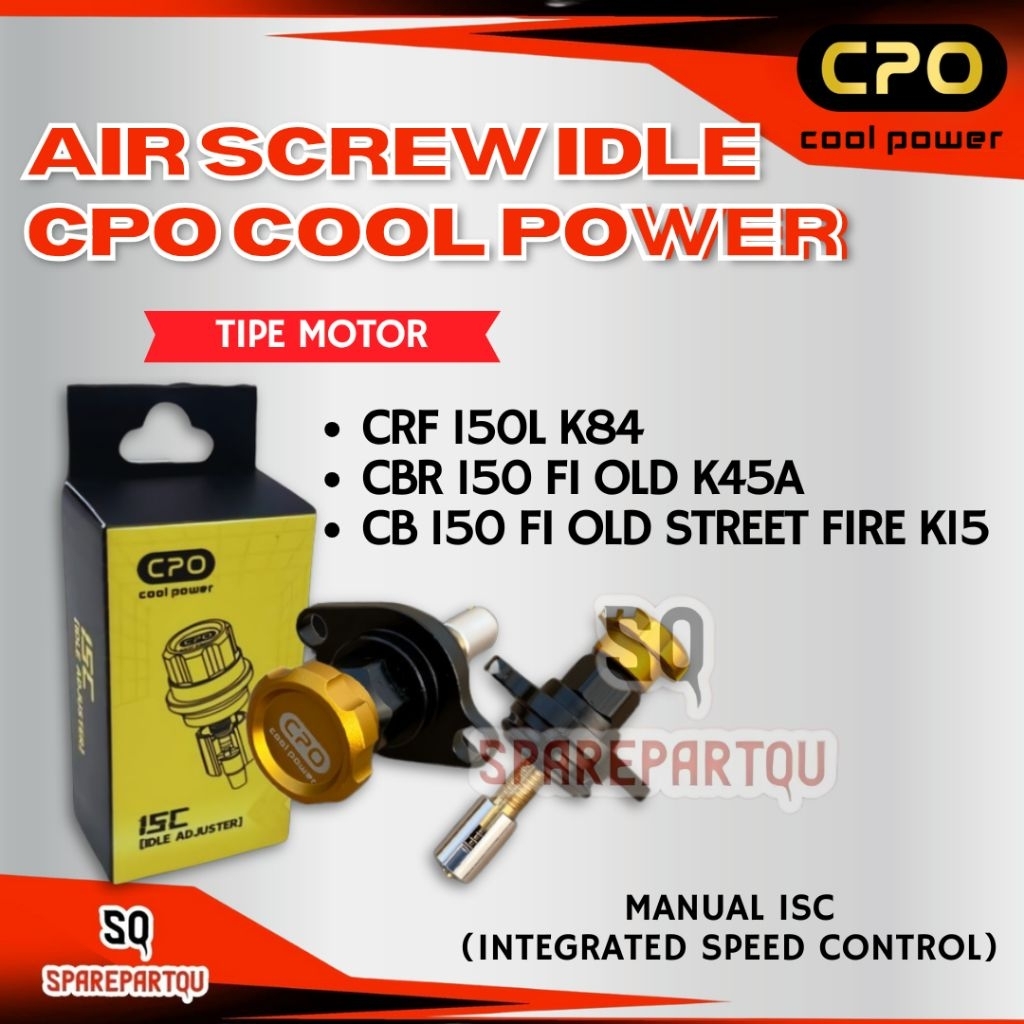 ISC คู่มือ CPO Cool Power CBR150 CB150R CBR หลอดไฟเก่า CRF150 CRF 150L Air สกรูคู่มือ