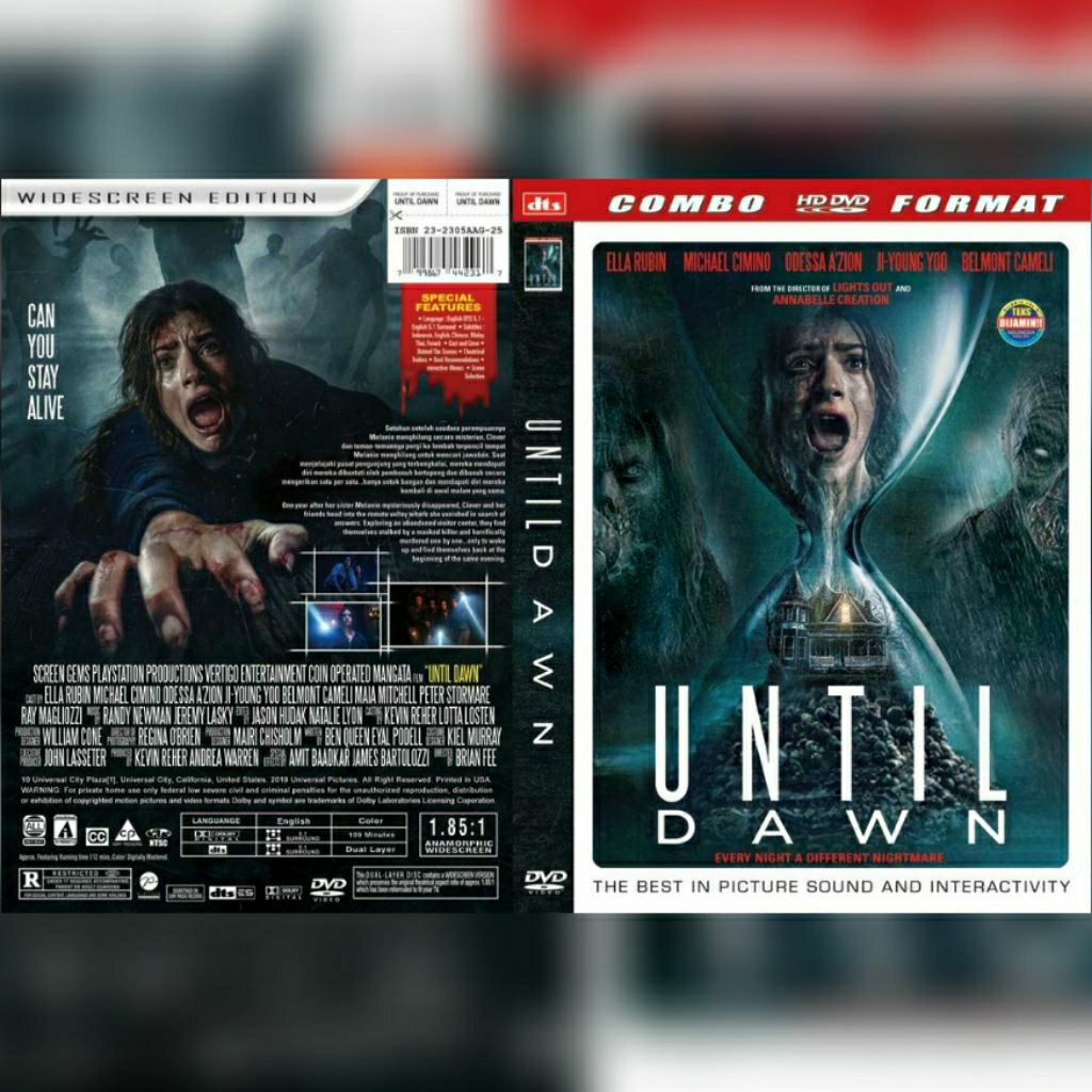 ตลับฟิล์ม UNTIL DAWN - ล่าสุด - HD