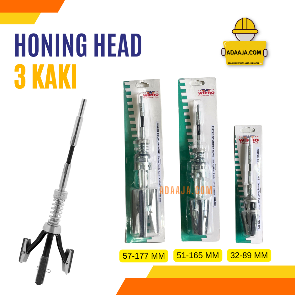 Honing Head 3 ฟุต สําหรับกระบอกสูบเครื่องยนต์ 32-89 MM / 51-55 MM / 57-177 MM - WIPRO