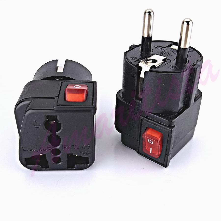 Wonpro Universal Over Grounding Plug / Adapter + สวิตช์เปิด/ปิด