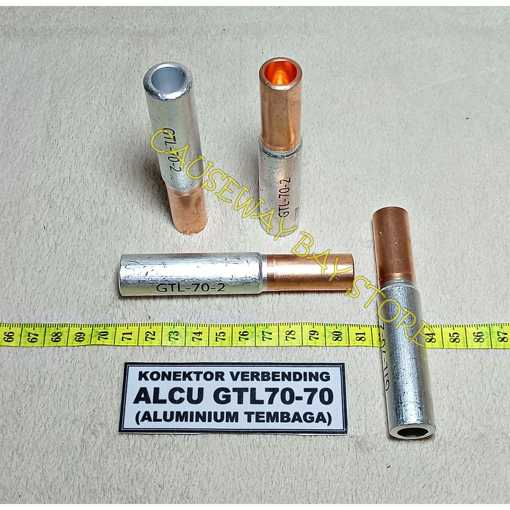 AL-CU GTL 70-70 VERBENDING CONNECTOR (ALUMINUM COPPER)