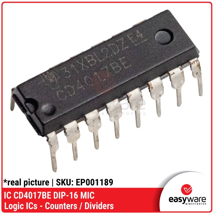 IC CD4017BE DIP-16 CD4017 IC 4017 DIP IC LOGIC COUNTER