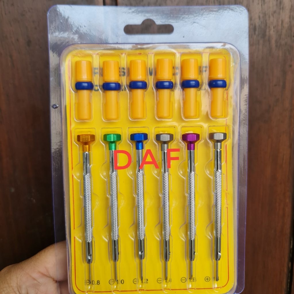 FF COLLECTION SCREWDRIVER SET - MINUS PLUS WATCH SERVICE TOOLS นาฬิกา SCREWDRIVER MINUS SCREWDRIVER 