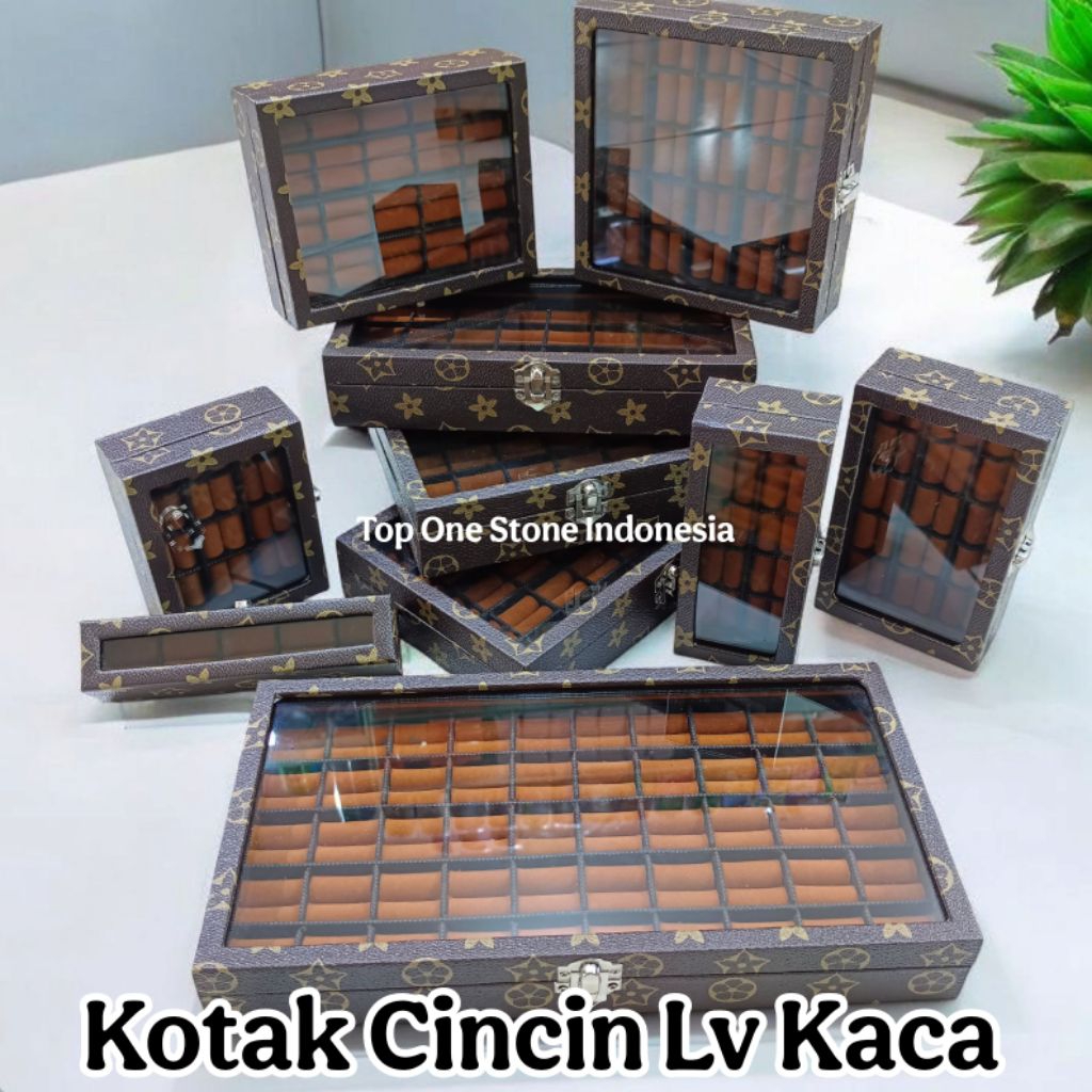 [TOS] LV MODEL GLASS RING BOX CONTENTS 5-10-15-20-25-30-32-40-50