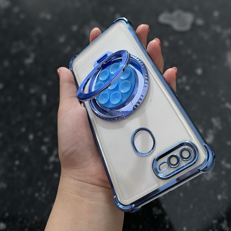 Magsafe OPPO F9 Case Softcase ซิลิโคน Octopus stand ฝาหลังกันการแตกร้าว Premium