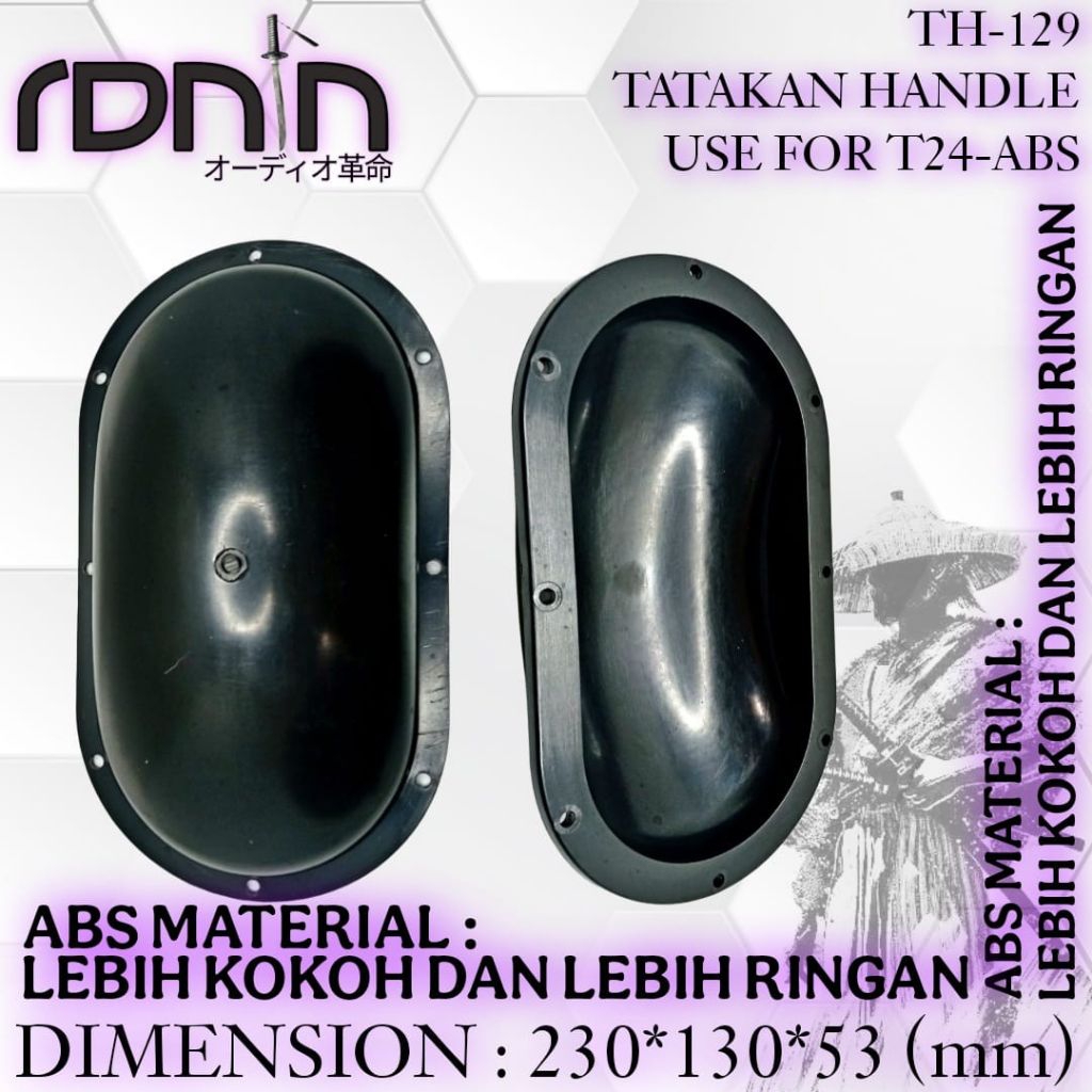 RONIN HANDLE PLATE กล่องจับลําโพง ABS T24 Series TH-129 ORIGINAL IMPORT