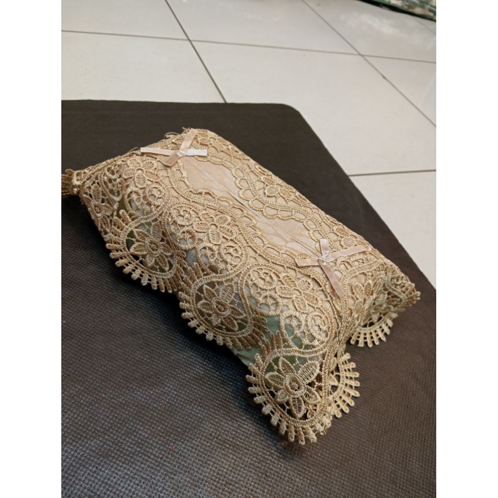 KATUN Singapore Sulltan Lace Tissue Cover Premium Cotton Brocade Tissue Cover Luxury นําเข้า