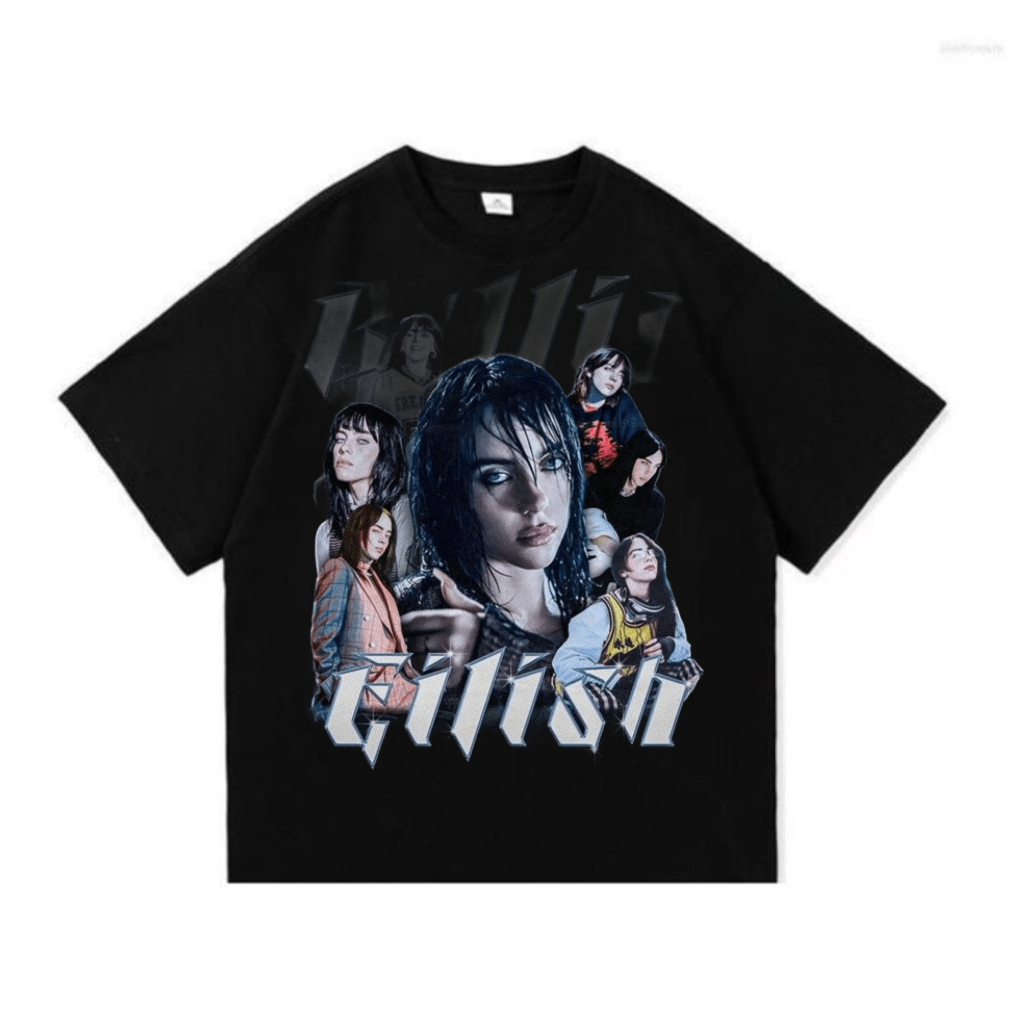 StayFocus Graphic T-Shirt Billie Elish Tees