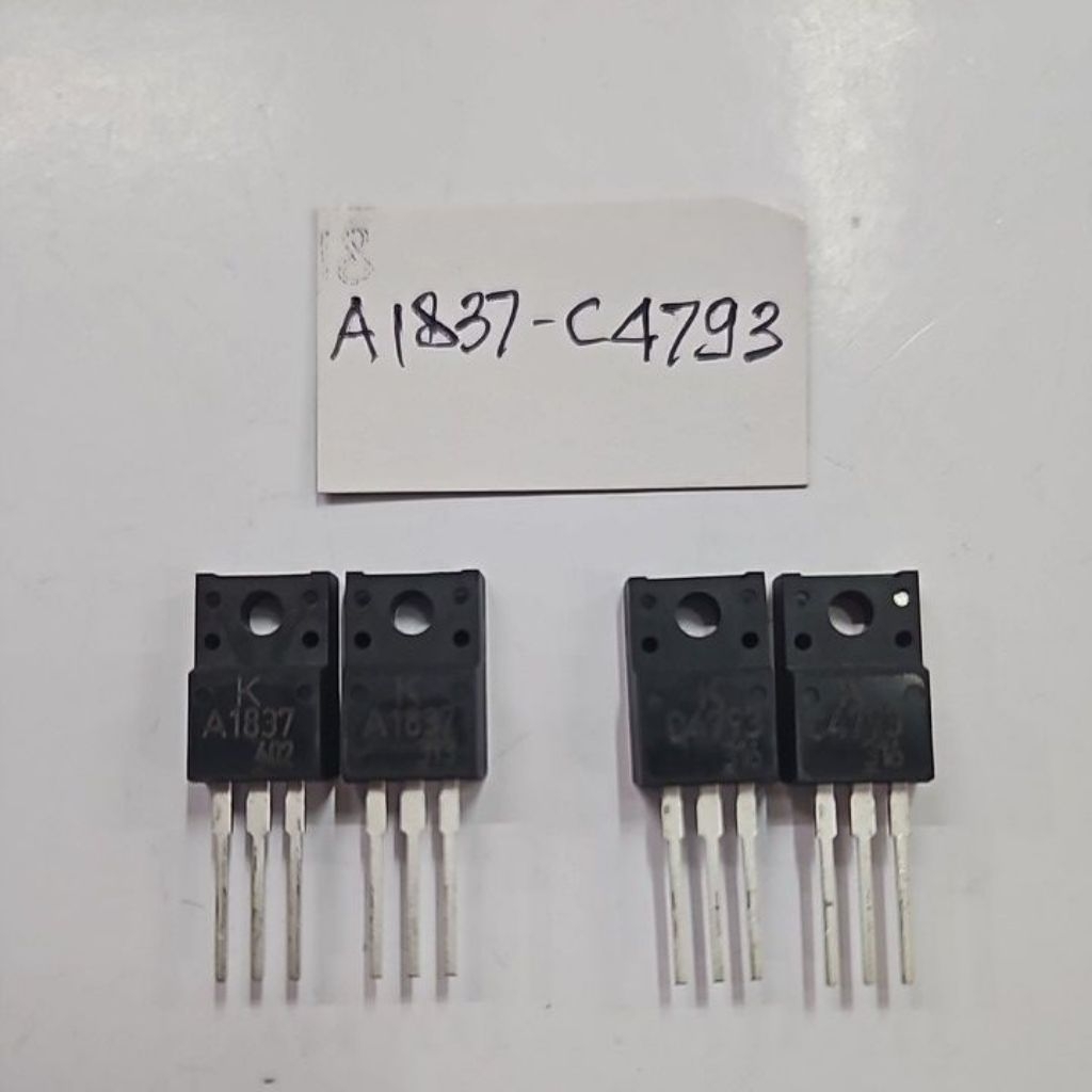 ชุด TRANSISTOR A 1837 & C 4793