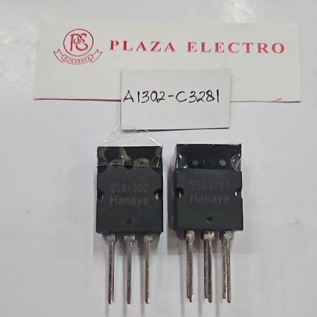 TRANSISTOR 2S A 1302 & 2S C 3281 SET คุณภาพดี