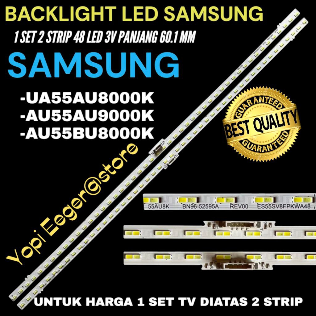 SAMSUNG 55 INCH LED TV BACKLIGHT UA-55AU8000K UA-55AU9000K UA-55NU8000K 55 INCH LED TV BACKLIGHT