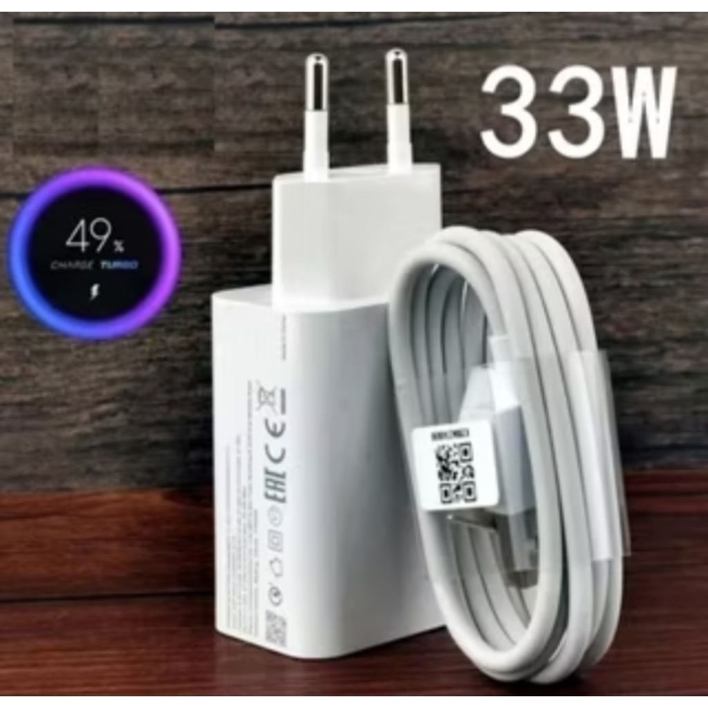Xiaomi 33W Fast Original Travel Charger สําหรับ Android และ Type C Travel Charger Xiaomi 33W USB Mic
