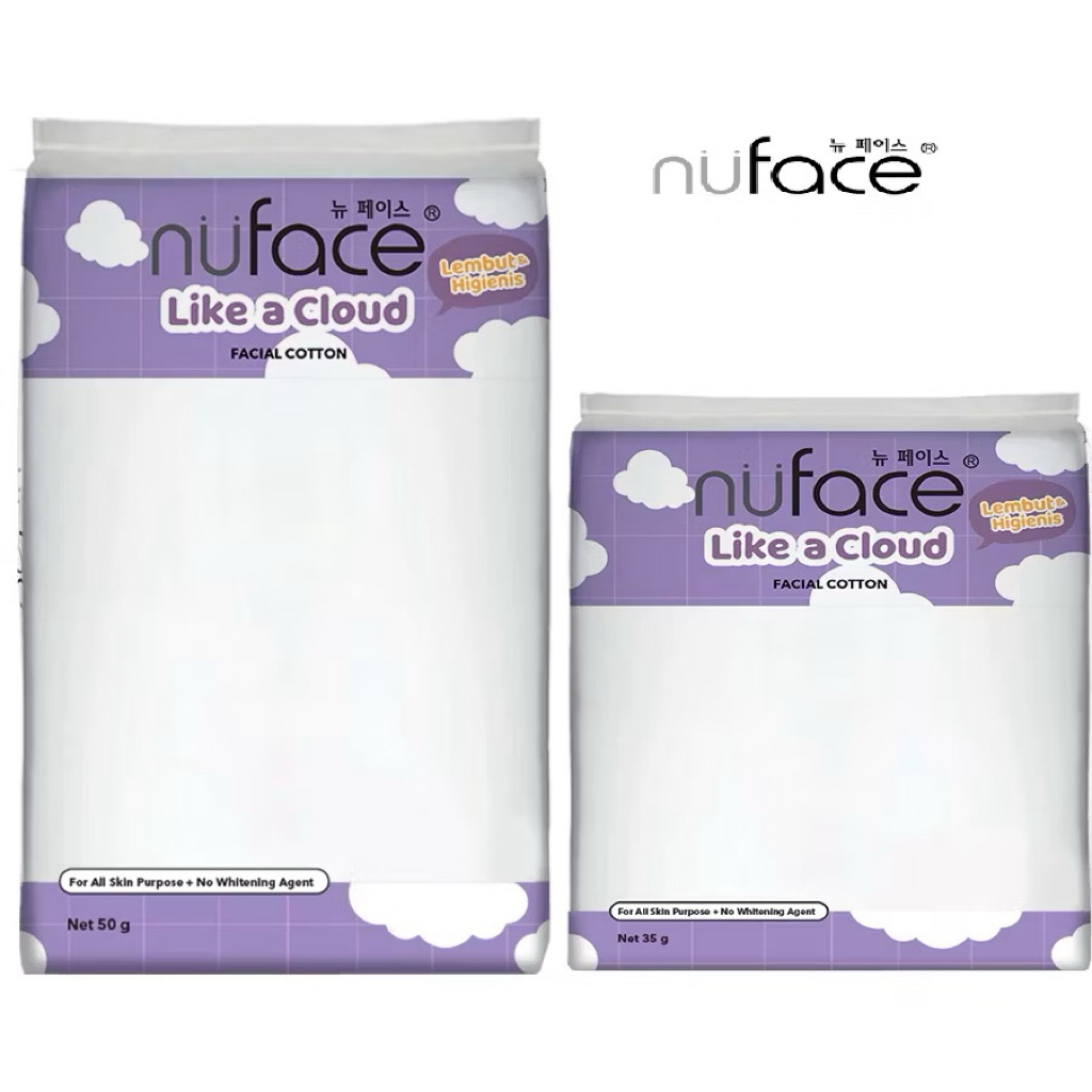 NuFace Facial Cotton Make Up 35g & 50g - สําลีบํารุงผิวหน้าและความงาม