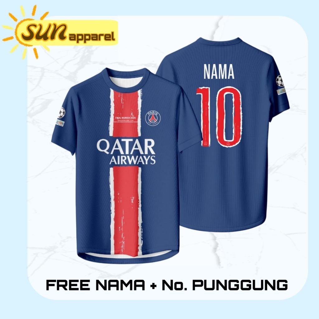 PSG FINAL MUNCHEN JERSEY 2025
