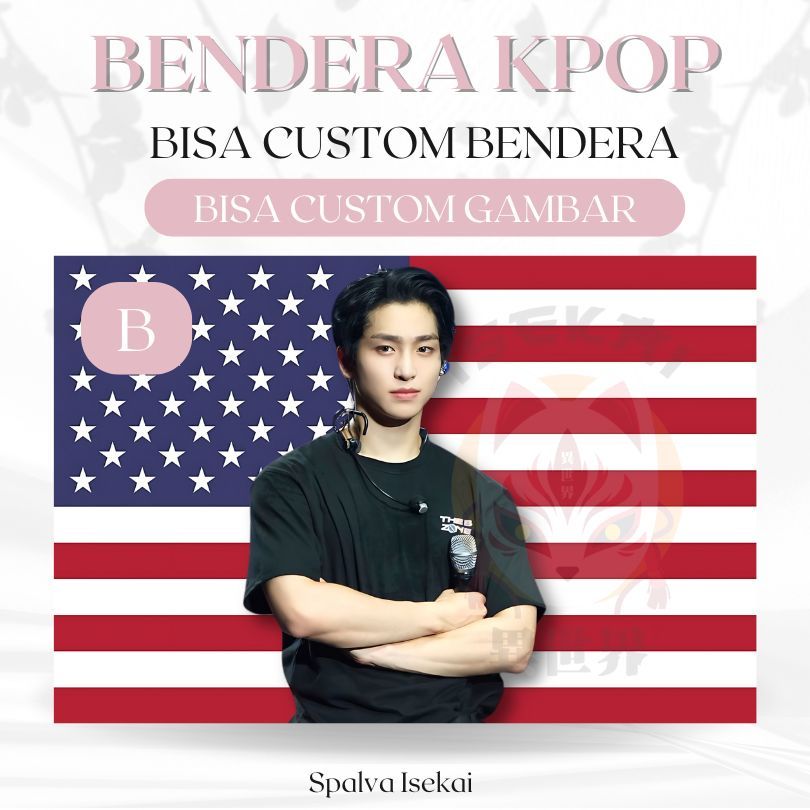 AMERICA KPOP SANGYEON THE BOYZ TBZ Flag / โปสเตอร์ KPOP / KPOP FLAG Lee Sangyeon / KPOP Tapestry / T