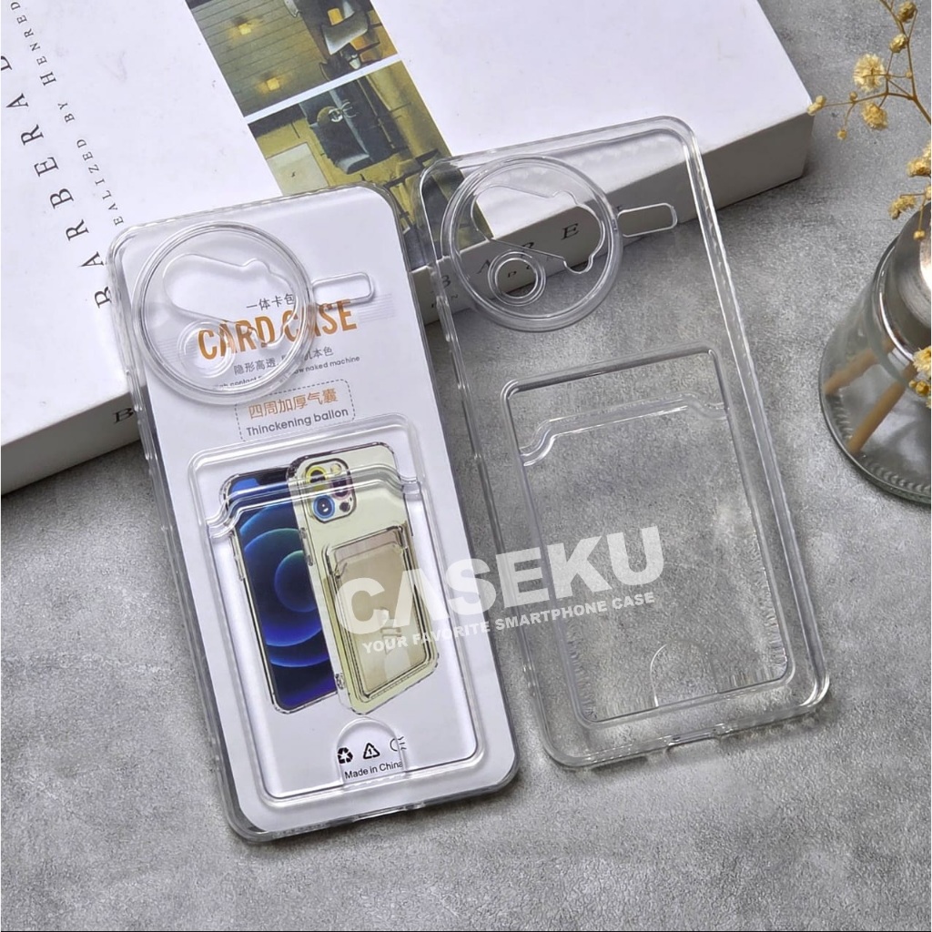 Poco F7 Pro Poco F7 Ultra Card Case Clear/Clear Card Slot Case Poco F7 Pro Poco F7 Ultra
