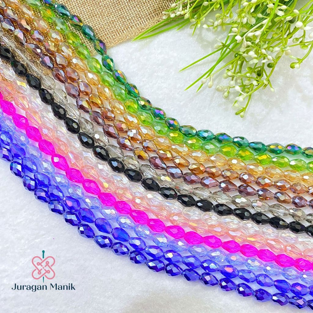 25 ชิ้น - 8 มม. CZECH CRYSTAL DROPS - 8 มม. CZECH CRYSTAL DROPS BEAD