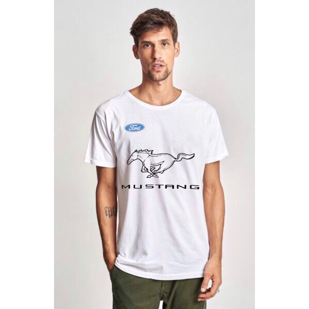 เสื้อยืดแบรนด์ผู้ชาย Foxstore - Mustang Brshka