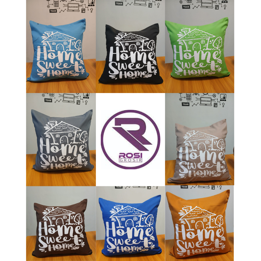 PILLOW COVER 40x40 คําโซฟา Home Sweet Home 3