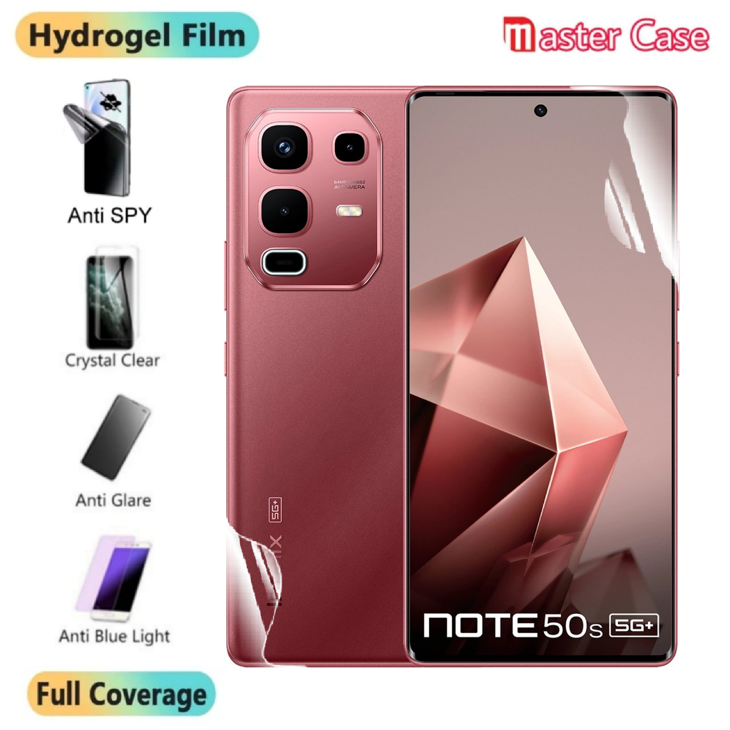 ฟิล์มไฮโดรเจลป้องกันรอยขีดข่วน Infinix Note 50s ไม่ใช่กระจกนิรภัย