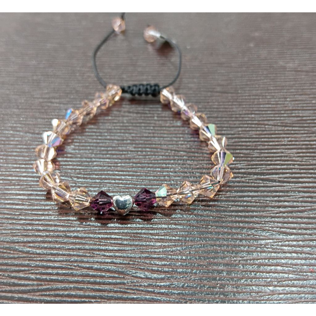 GE BATU SWAROVSKI CHARM HT WHITE GOLD 8K 0.210GR