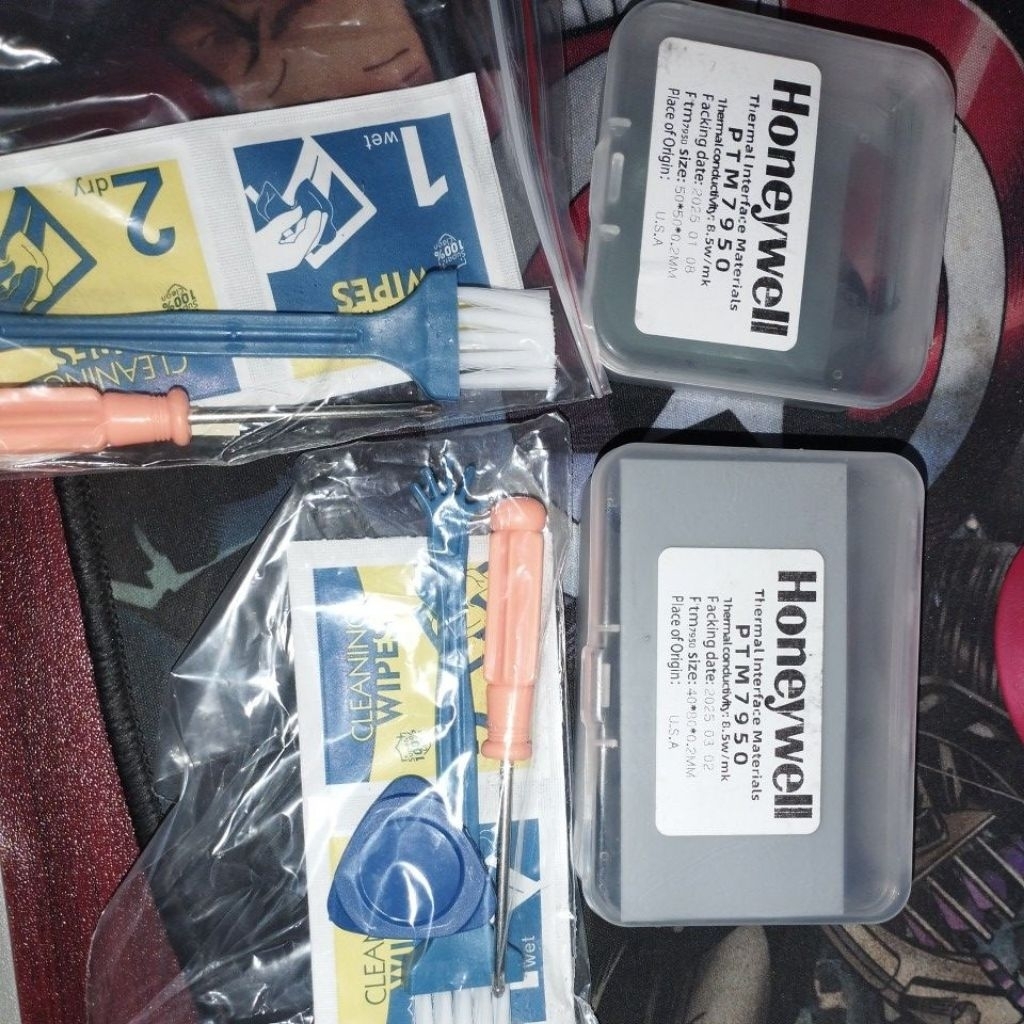 Honeywell PTM7950 แผ่นความร้อนเฟสเปลี่ยนเปลี่ยนความร้อนวาง gpu cpu