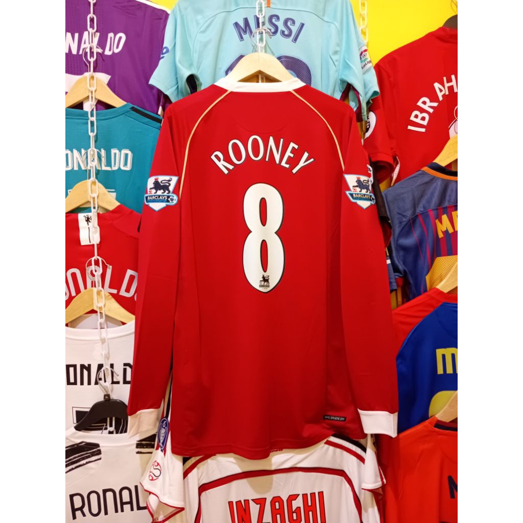 LS RETRO GO 2006 2007 ROONEY 8 FOOTBALL JERSEY