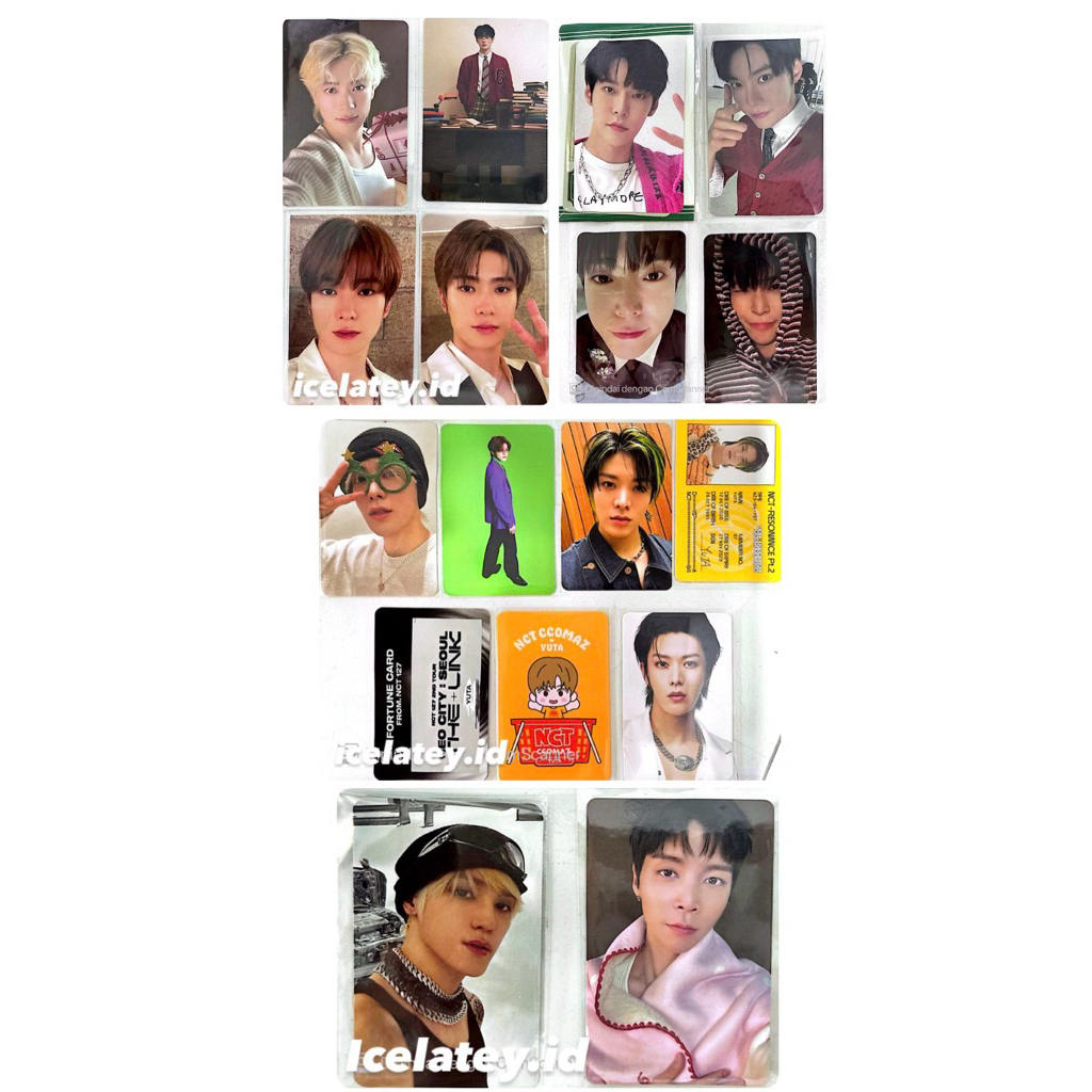 Photocard Official NCT127 Jaehyun Taeyong Yuta Doyoung Johnny