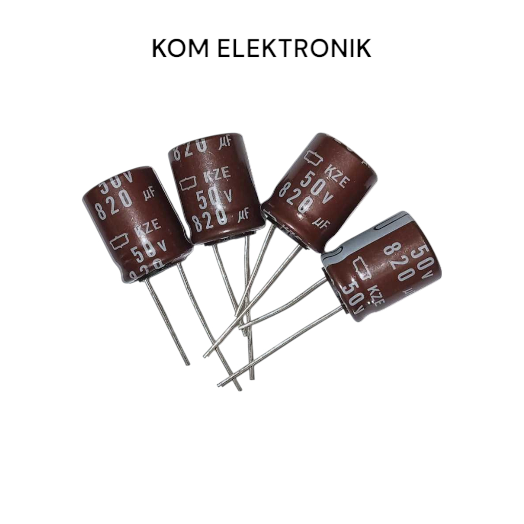 5 ชิ้น Elko 50v 820uf Elco 820uf 50v เดิม
