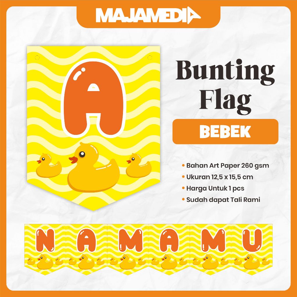 CUSTOM DUCK FLAG BUNTING