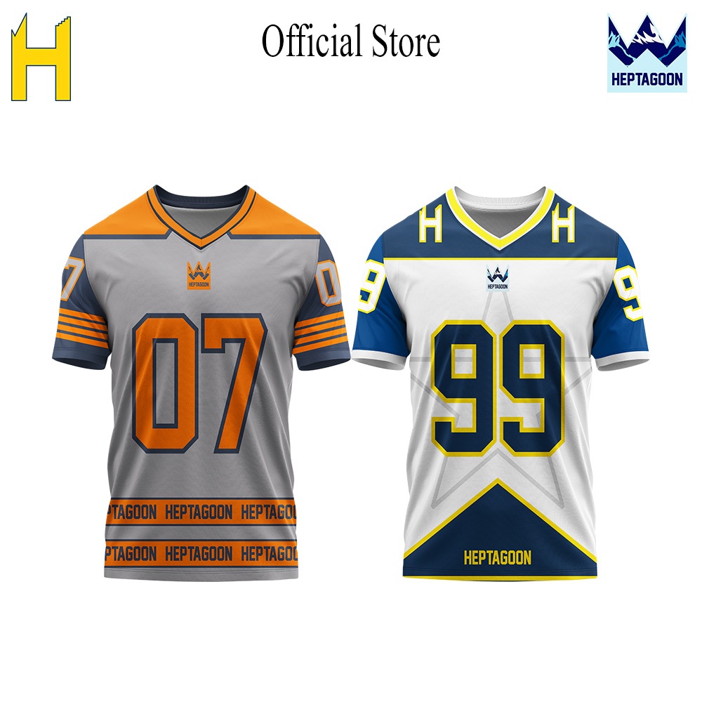 Heppoon Streetwear Jersey / Sports Jersey / Vintage / Dry Fit Rugby Jersey